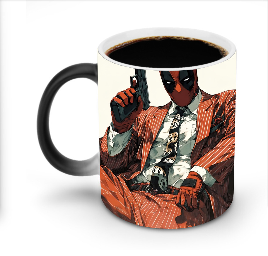 （画像用） Deadpool デッドプール 温度変色マグカップ