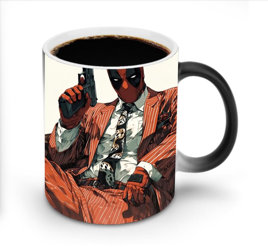 （画像用） Deadpool デッドプール 温度変色マグカップ