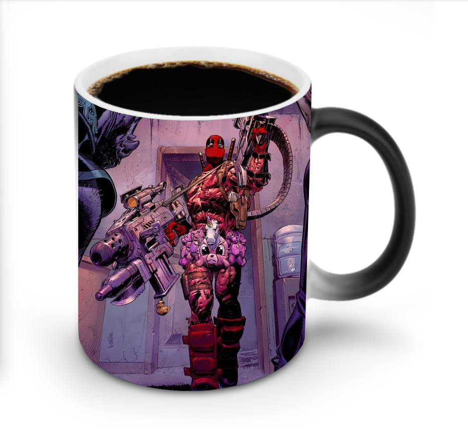 （画像用） Deadpool デッドプール 温度変色マグカップ