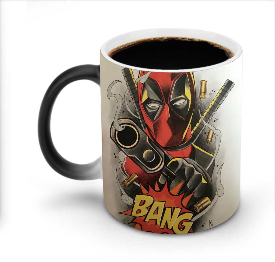 （画像用） Deadpool デッドプール 温度変色マグカップ