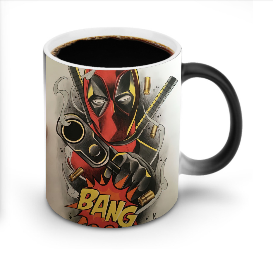 （画像用） Deadpool デッドプール 温度変色マグカップ
