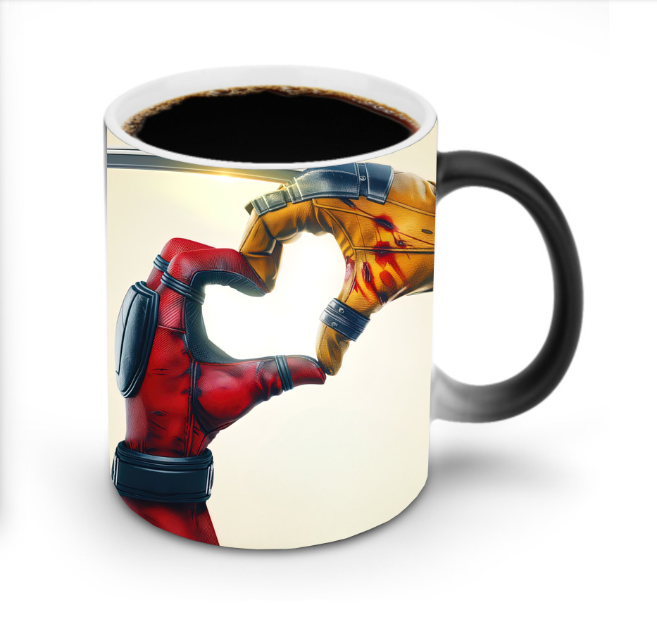 （画像用） Deadpool デッドプール 温度変色マグカップ
