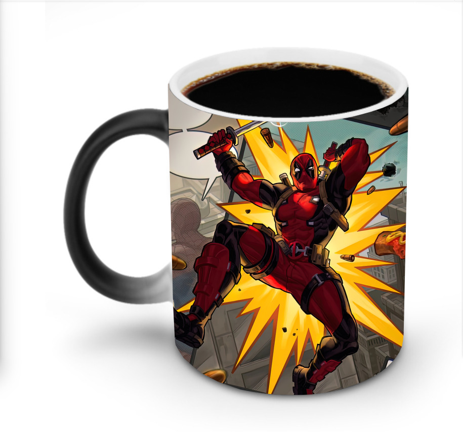 （画像用） Deadpool デッドプール 温度変色マグカップ