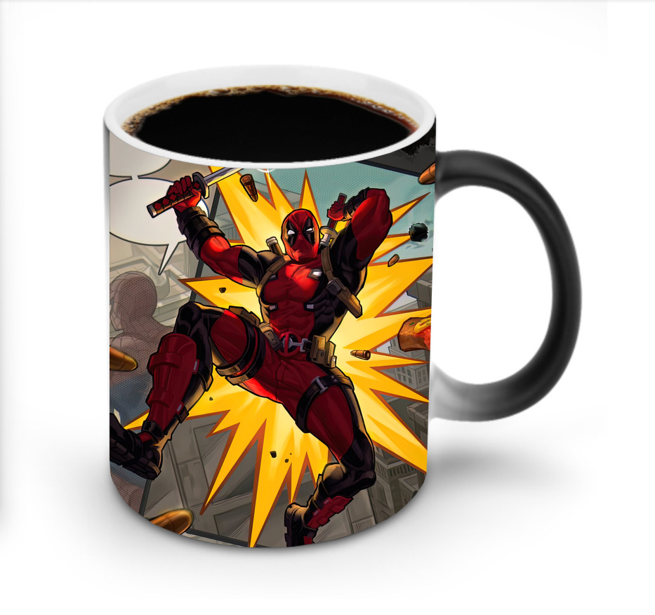 （画像用） Deadpool デッドプール 温度変色マグカップ