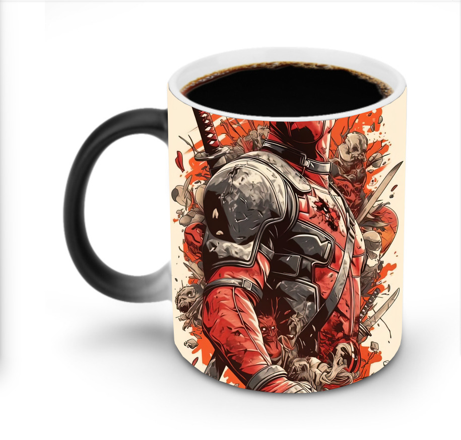 （画像用） Deadpool デッドプール 温度変色マグカップ
