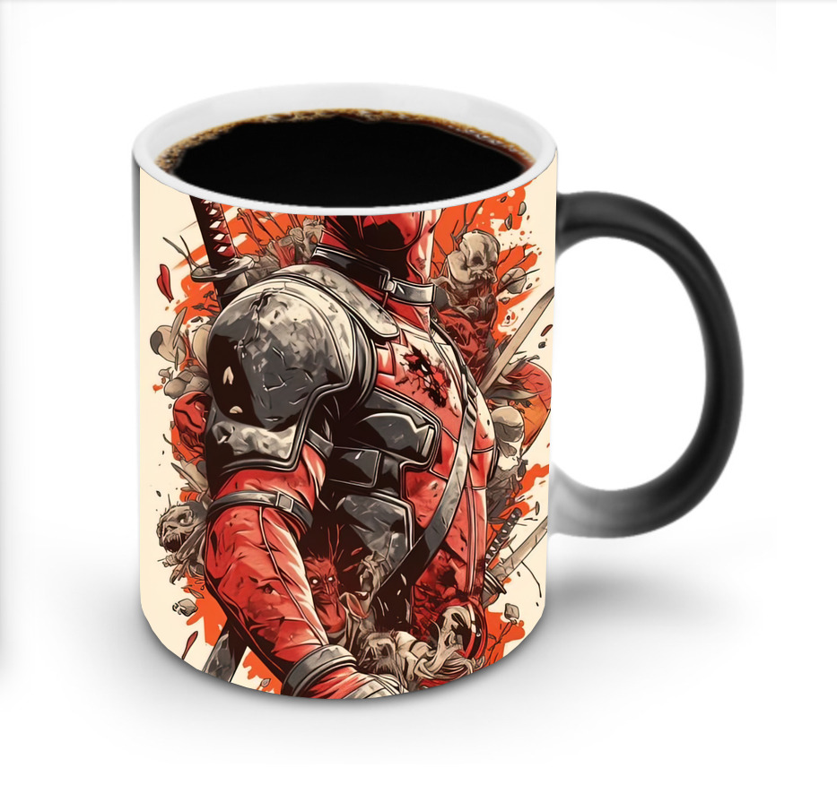 （画像用） Deadpool デッドプール 温度変色マグカップ