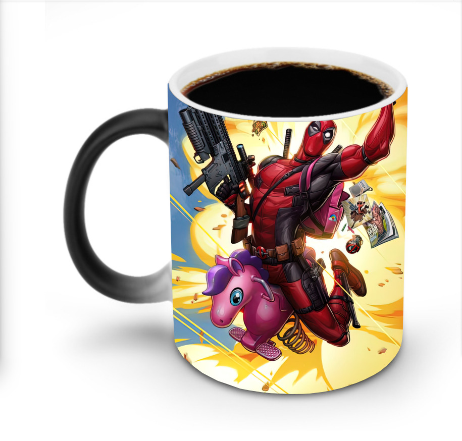 （画像用） Deadpool デッドプール 温度変色マグカップ