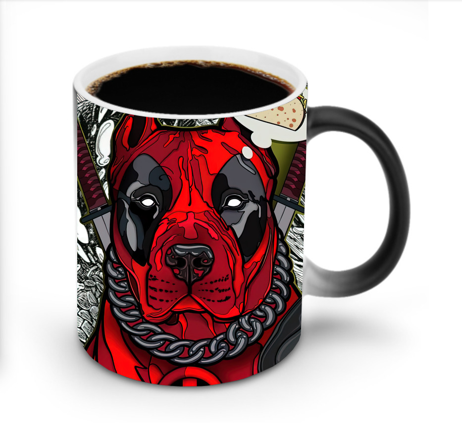 （画像用） Deadpool デッドプール 温度変色マグカップ