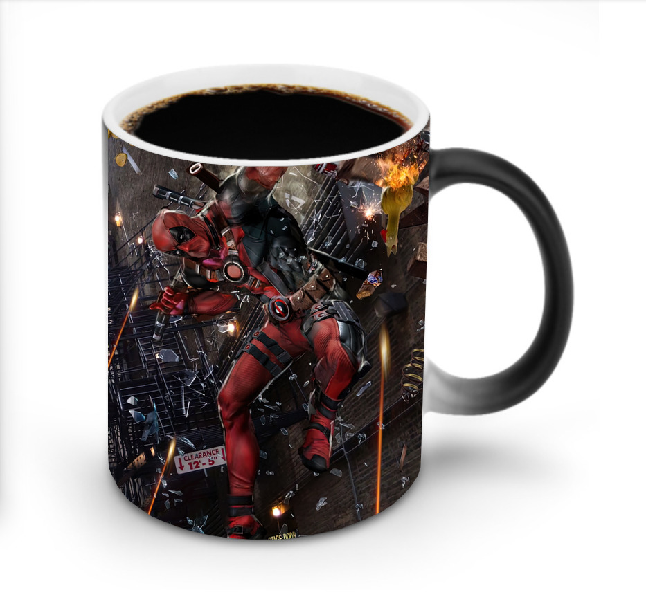 （画像用） Deadpool デッドプール 温度変色マグカップ