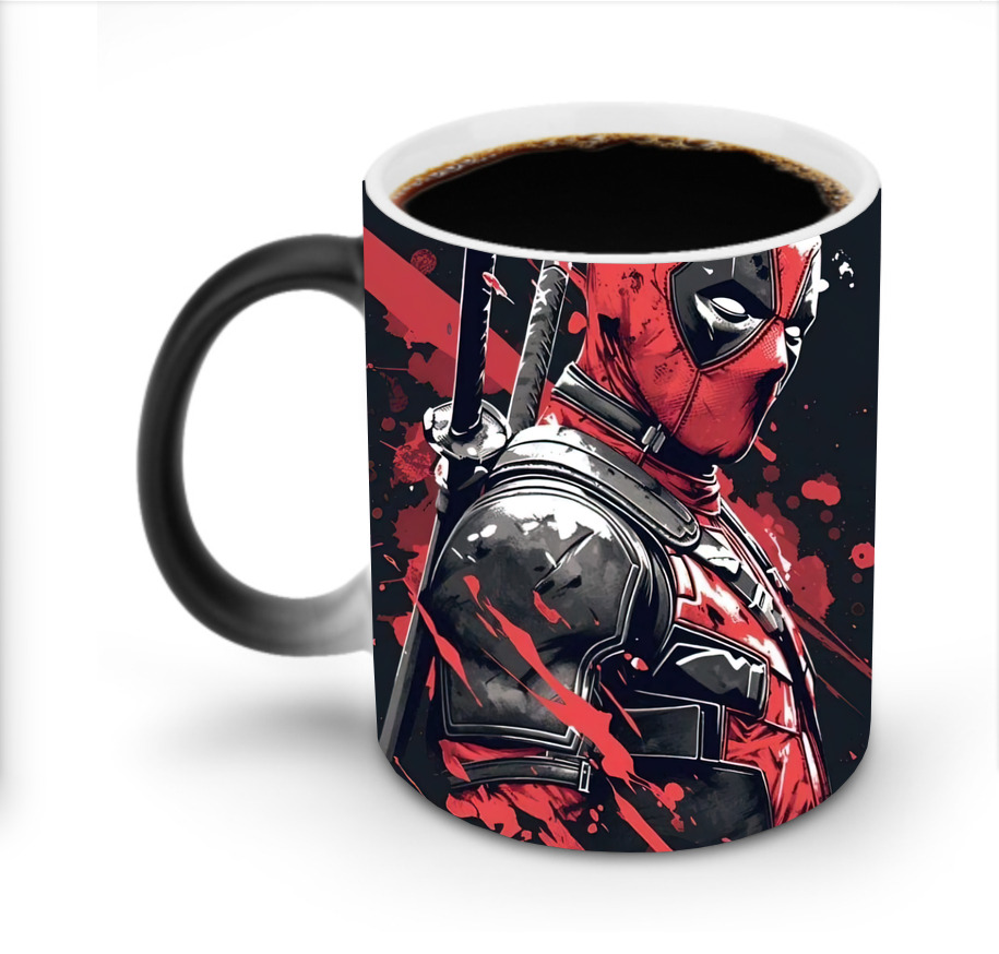 （画像用） Deadpool デッドプール 温度変色マグカップ