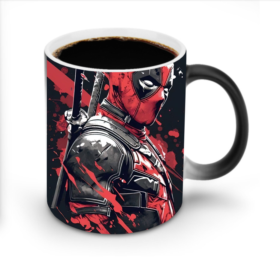 （画像用） Deadpool デッドプール 温度変色マグカップ