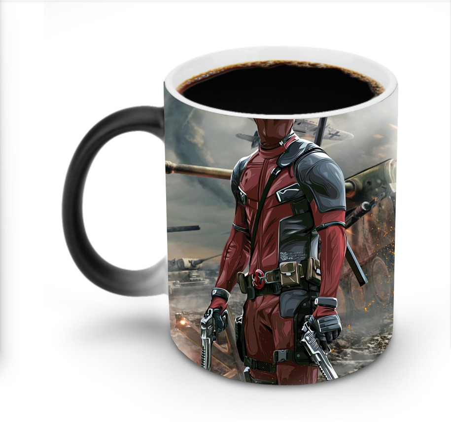 （画像用） Deadpool デッドプール 温度変色マグカップ