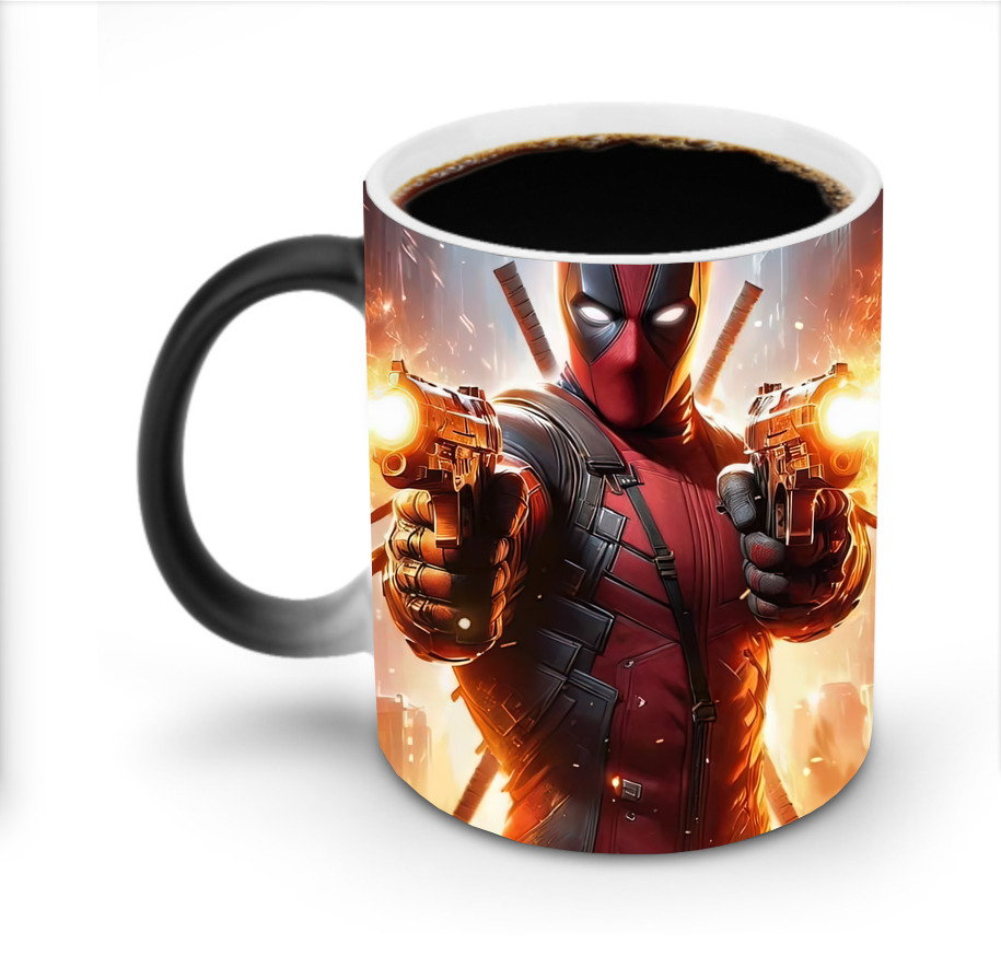 （画像用） Deadpool デッドプール 温度変色マグカップ