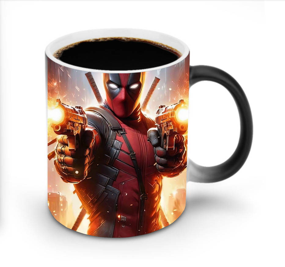 （画像用） Deadpool デッドプール 温度変色マグカップ