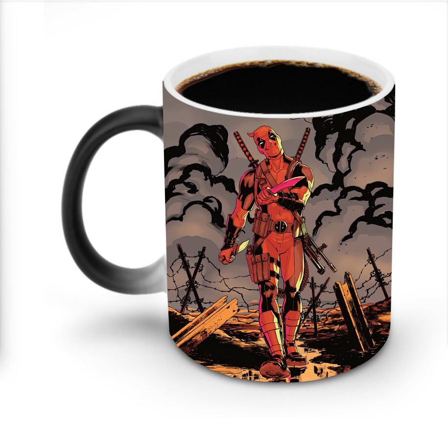 （画像用） Deadpool デッドプール 温度変色マグカップ