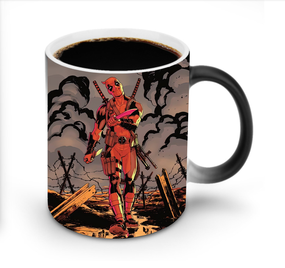 （画像用） Deadpool デッドプール 温度変色マグカップ