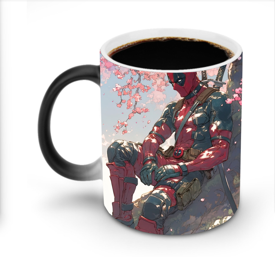 （画像用） Deadpool デッドプール 温度変色マグカップ