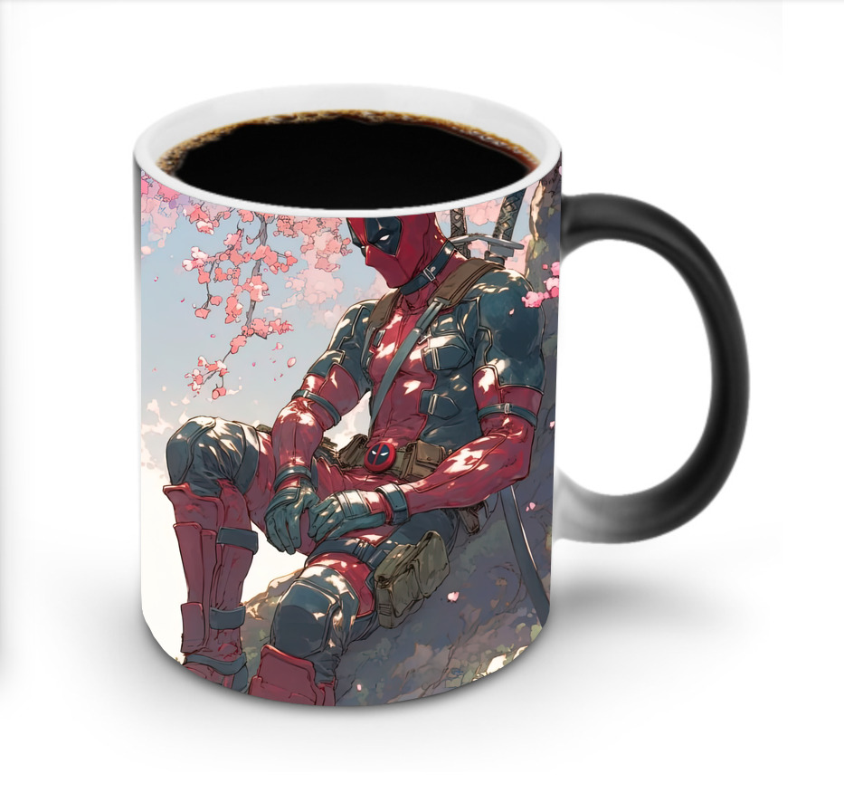 （画像用） Deadpool デッドプール 温度変色マグカップ