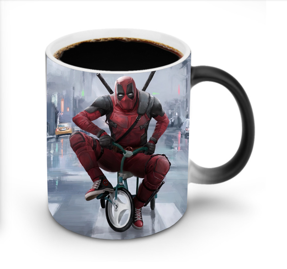 （画像用） Deadpool デッドプール 温度変色マグカップ