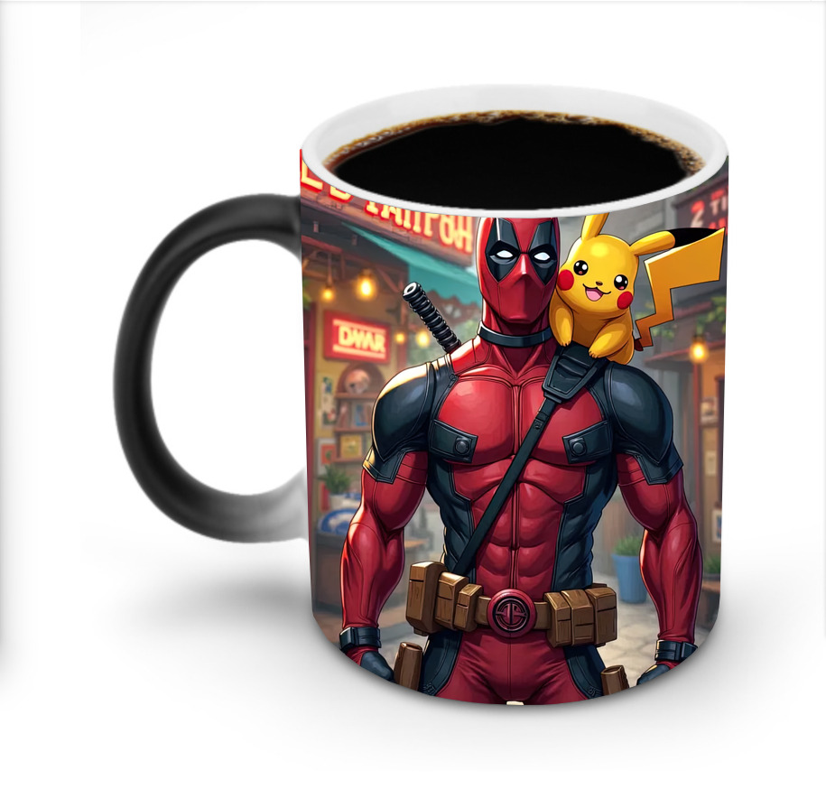 （画像用） Deadpool デッドプール 温度変色マグカップ