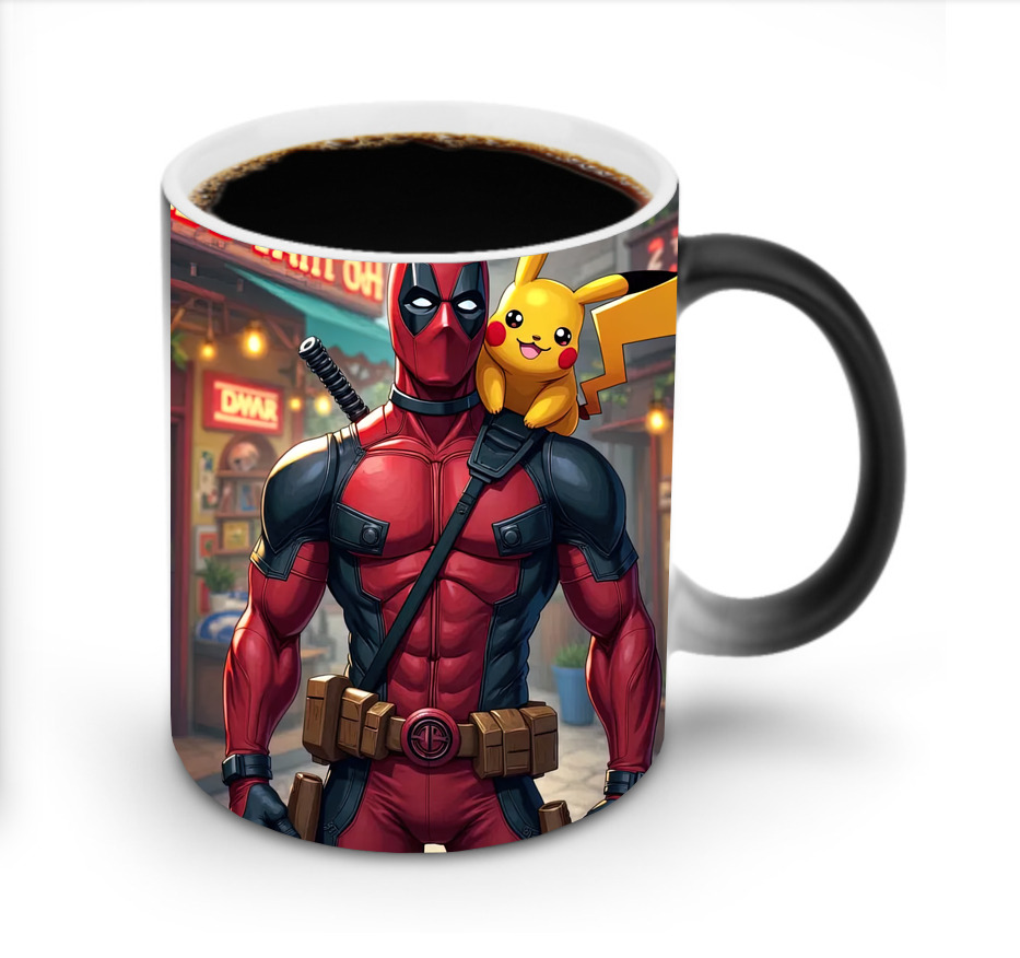（画像用） Deadpool デッドプール 温度変色マグカップ
