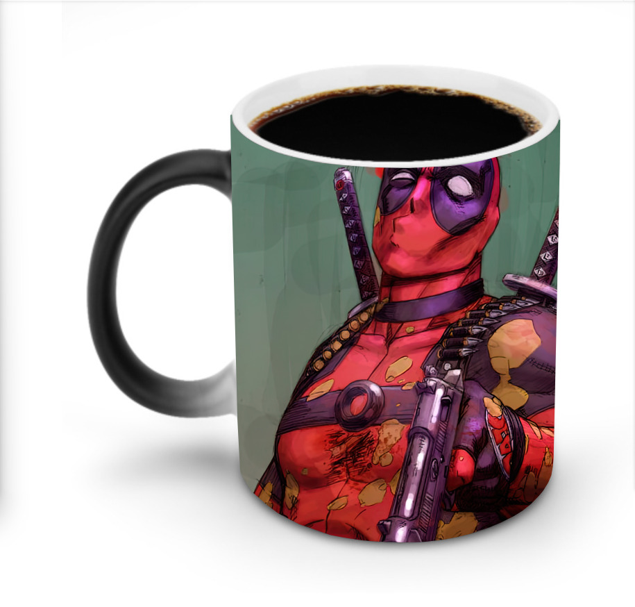 （画像用） Deadpool デッドプール 温度変色マグカップ