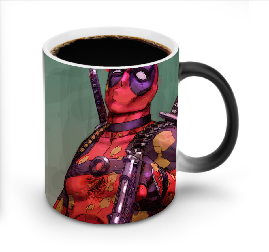 （画像用） Deadpool デッドプール 温度変色マグカップ