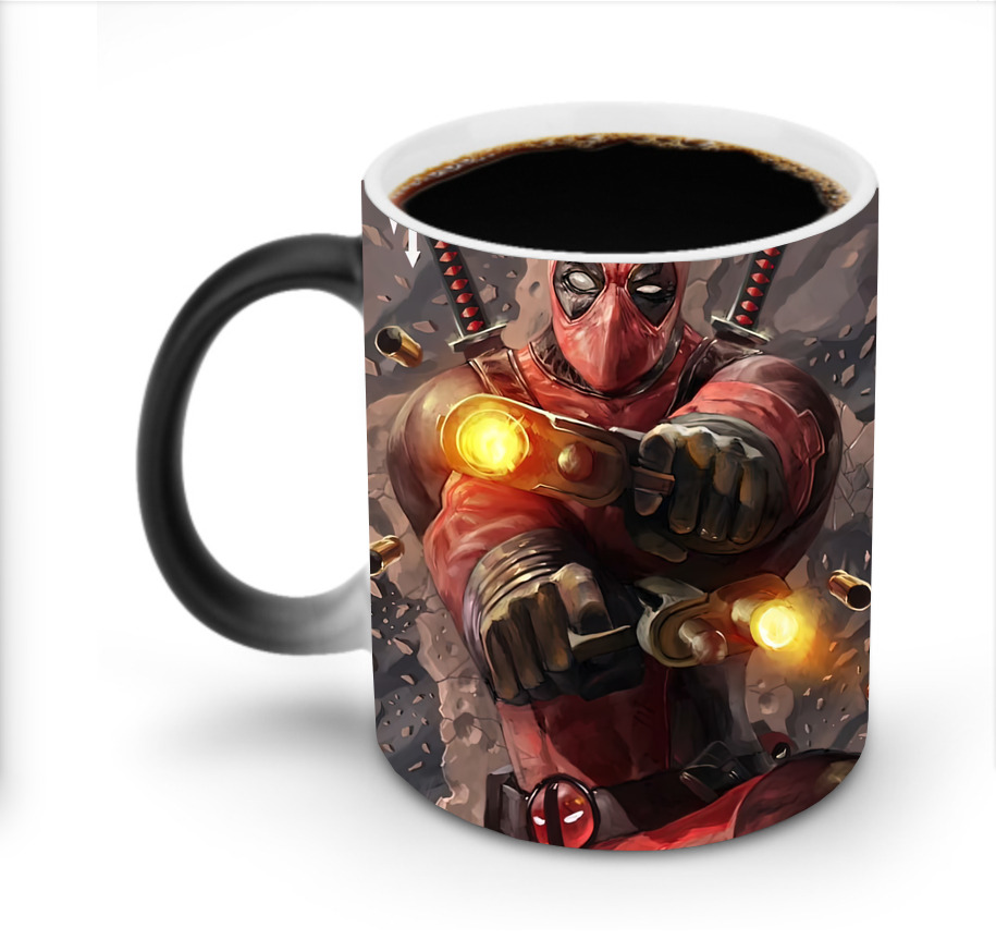 （画像用） Deadpool デッドプール 温度変色マグカップ