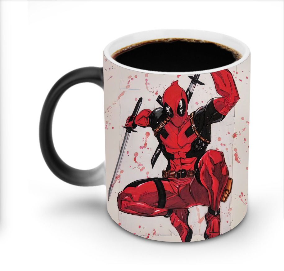 （画像用） Deadpool デッドプール 温度変色マグカップ