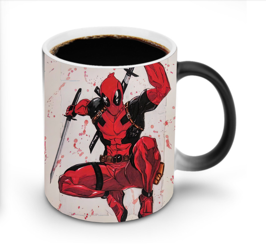 （画像用） Deadpool デッドプール 温度変色マグカップ