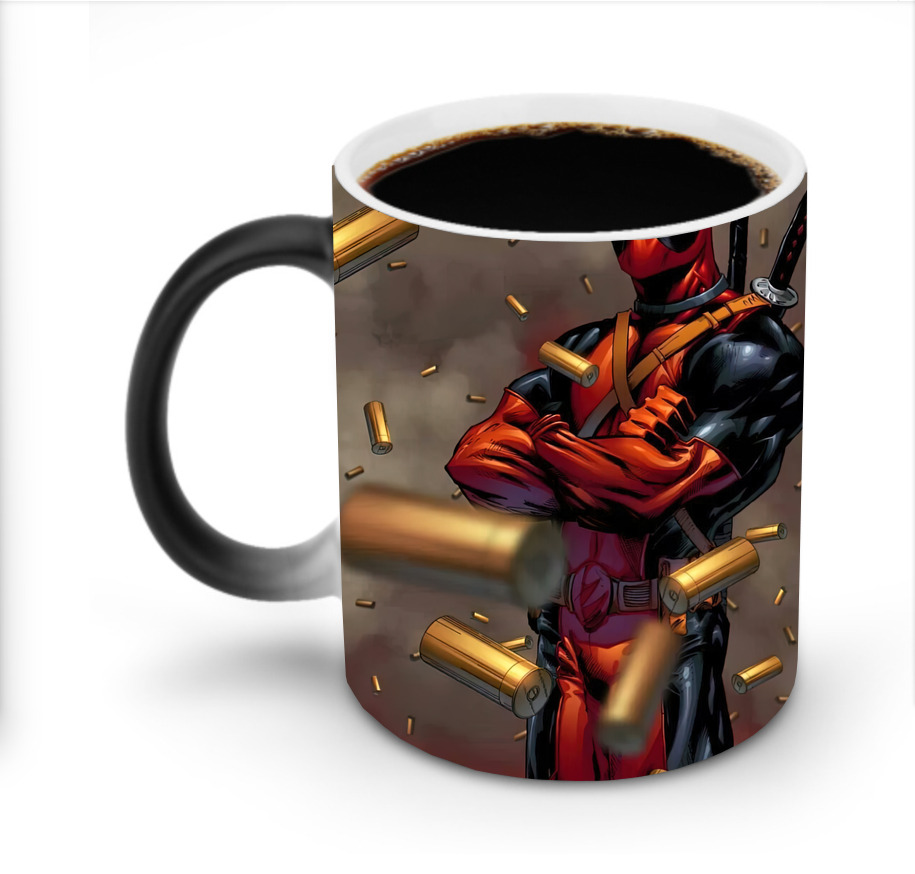 （画像用） Deadpool デッドプール 温度変色マグカップ