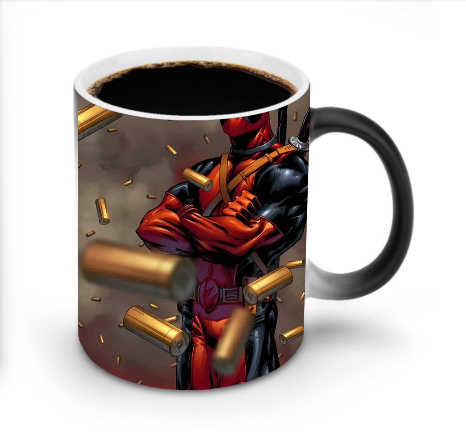 （画像用） Deadpool デッドプール 温度変色マグカップ