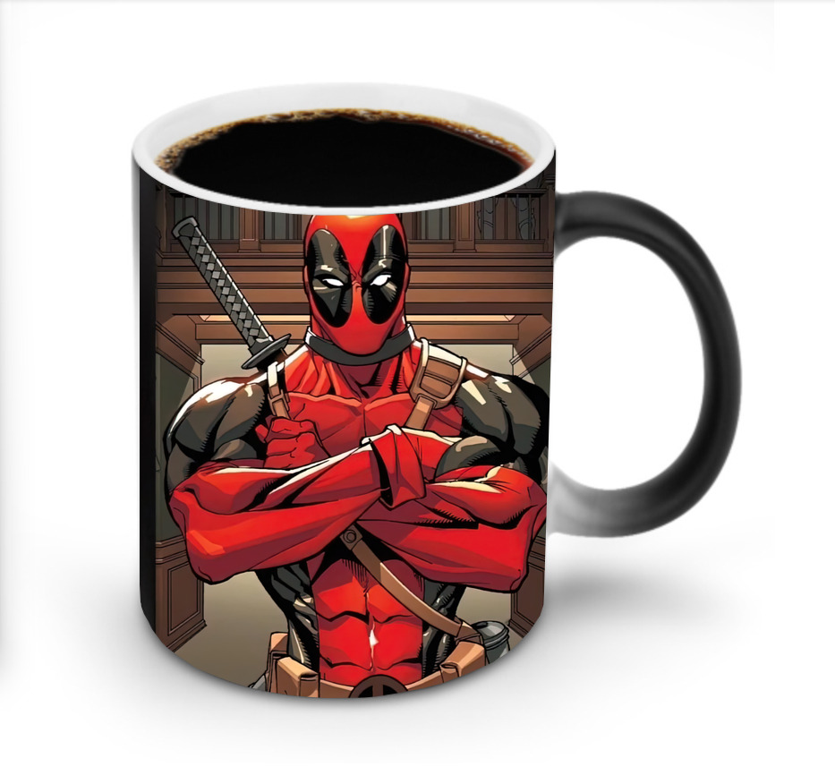 （画像用） Deadpool デッドプール 温度変色マグカップ