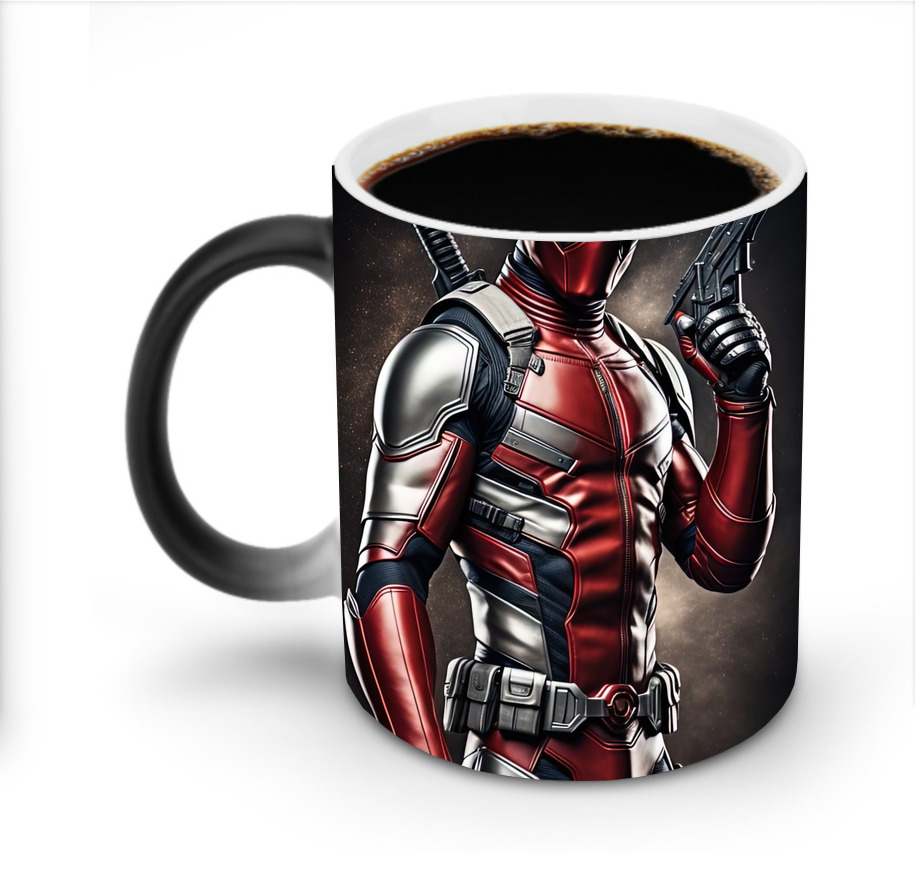 （画像用） Deadpool デッドプール 温度変色マグカップ