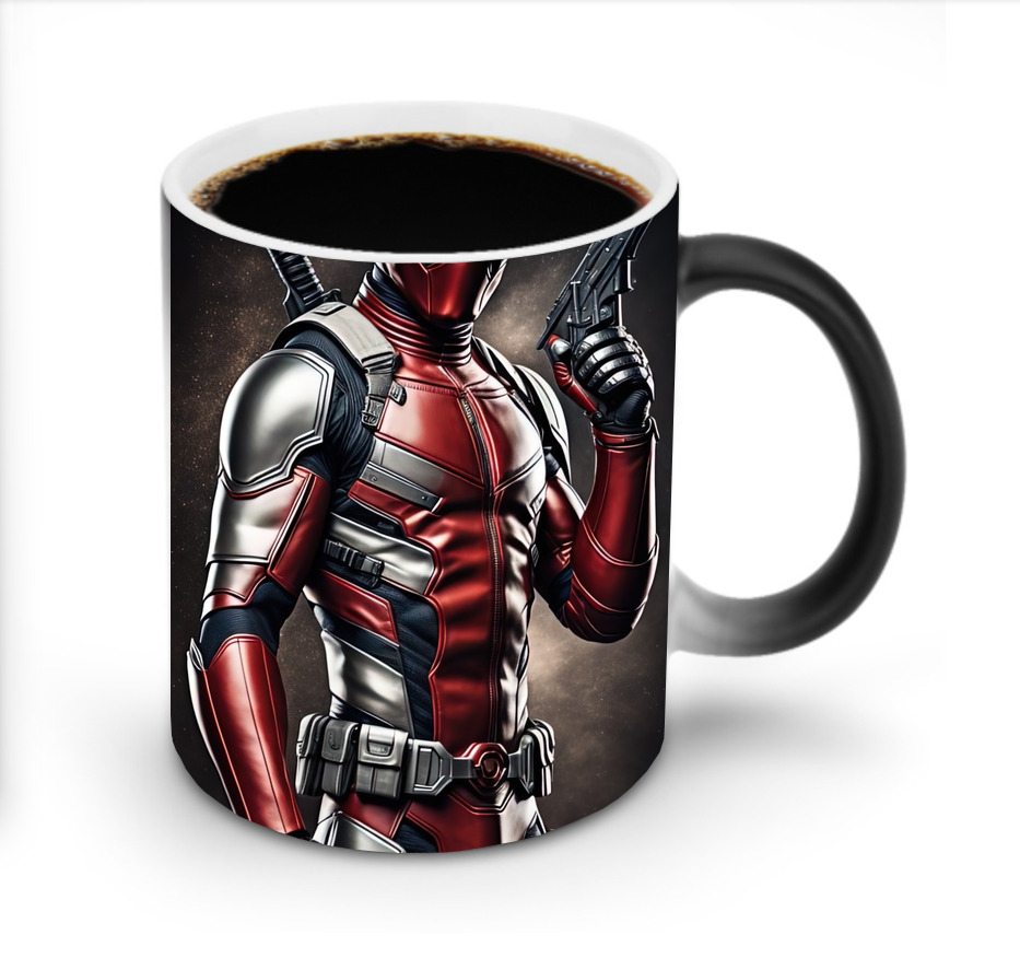 （画像用） Deadpool デッドプール 温度変色マグカップ