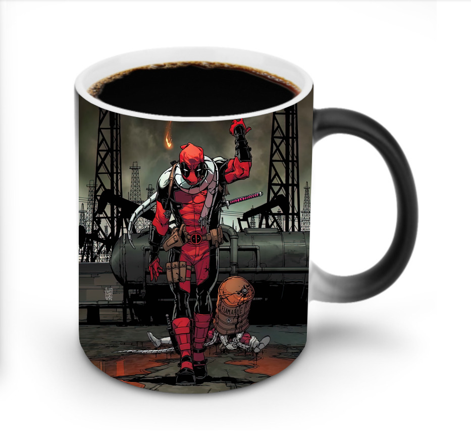 （画像用） Deadpool デッドプール 温度変色マグカップ