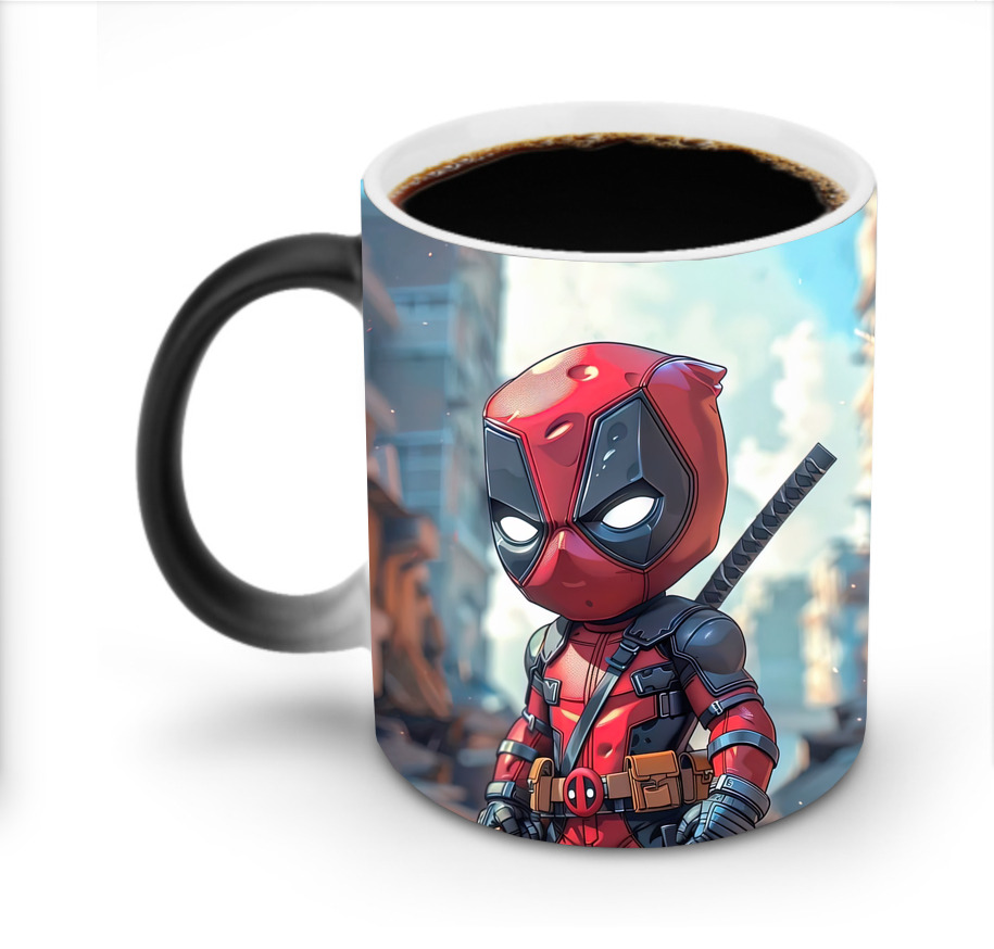 （画像用） Deadpool デッドプール 温度変色マグカップ