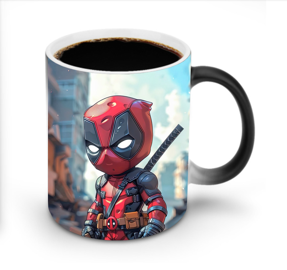 （画像用） Deadpool デッドプール 温度変色マグカップ