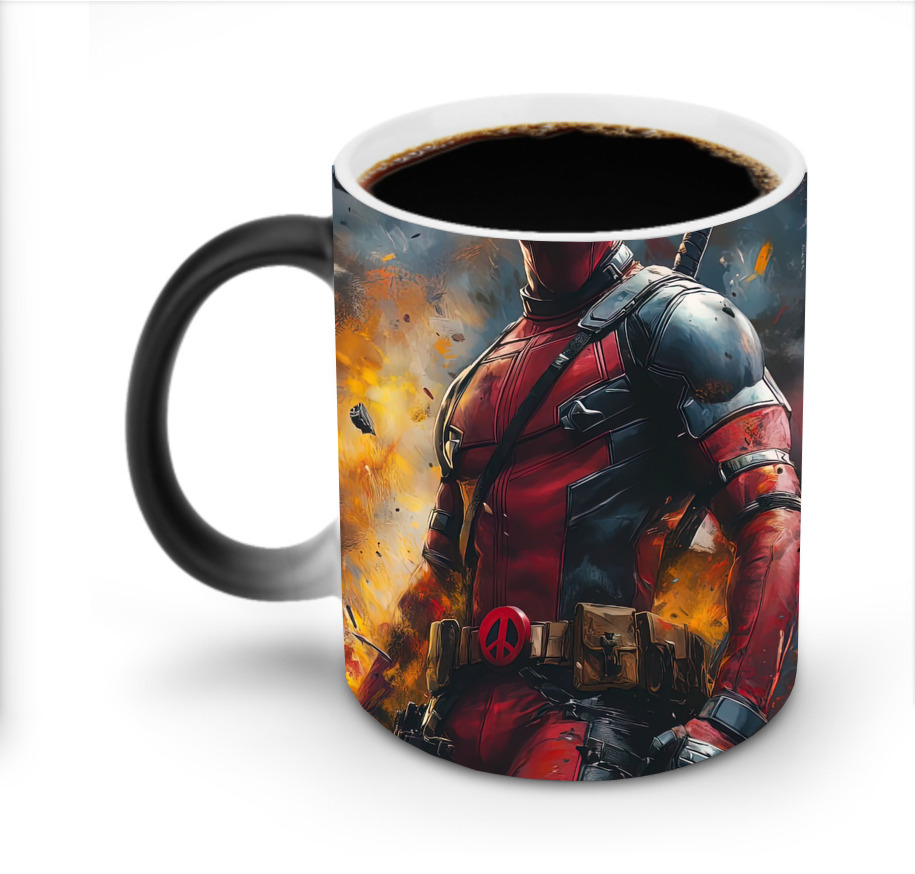 （画像用） Deadpool デッドプール 温度変色マグカップ