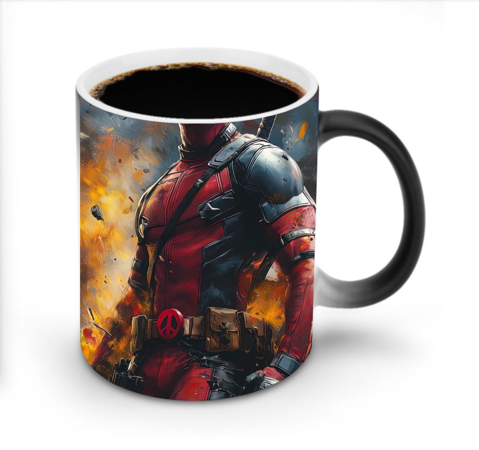 （画像用） Deadpool デッドプール 温度変色マグカップ