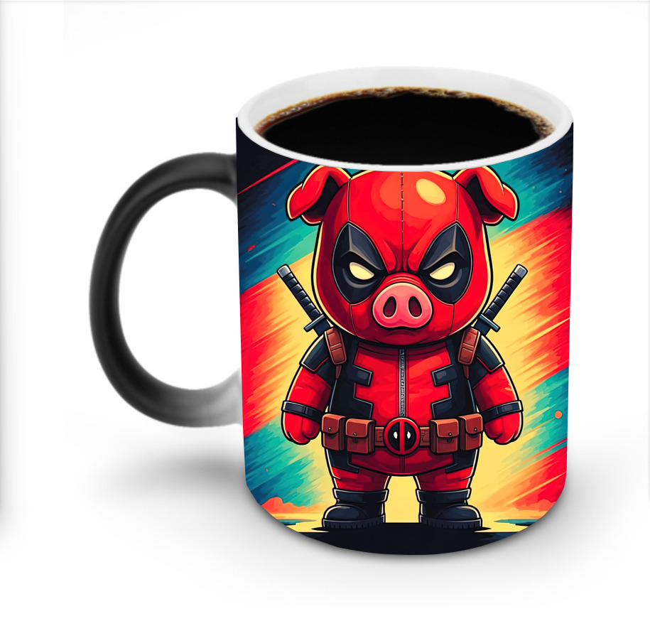 （画像用） Deadpool デッドプール 温度変色マグカップ