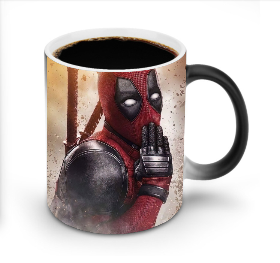 （画像用） Deadpool デッドプール 温度変色マグカップ
