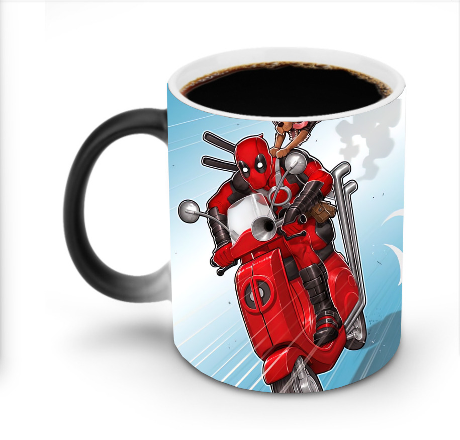 （画像用） Deadpool デッドプール 温度変色マグカップ