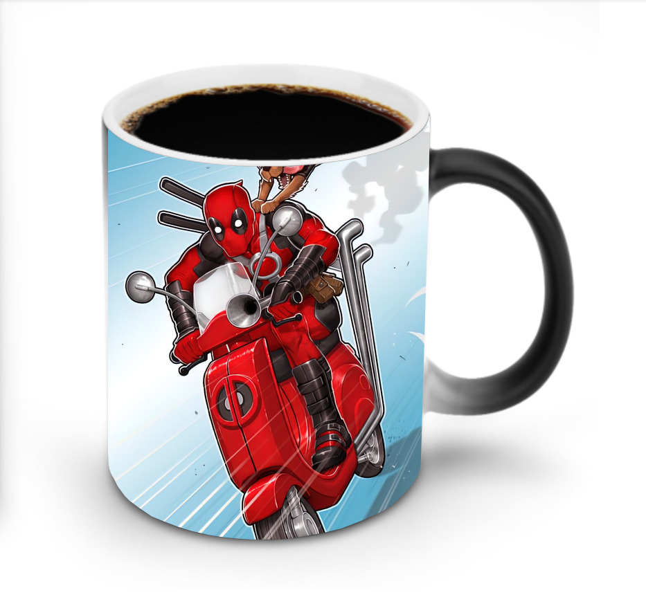 （画像用） Deadpool デッドプール 温度変色マグカップ