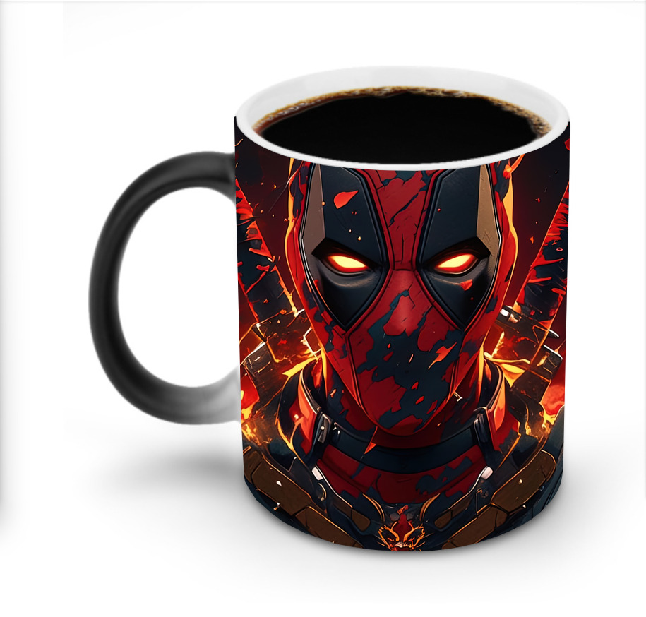 （画像用） Deadpool デッドプール 温度変色マグカップ