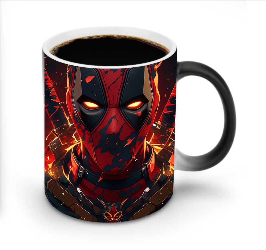 （画像用） Deadpool デッドプール 温度変色マグカップ