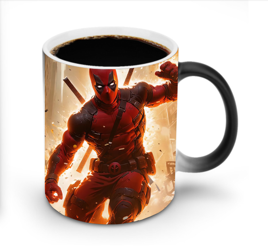 （画像用） Deadpool デッドプール 温度変色マグカップ