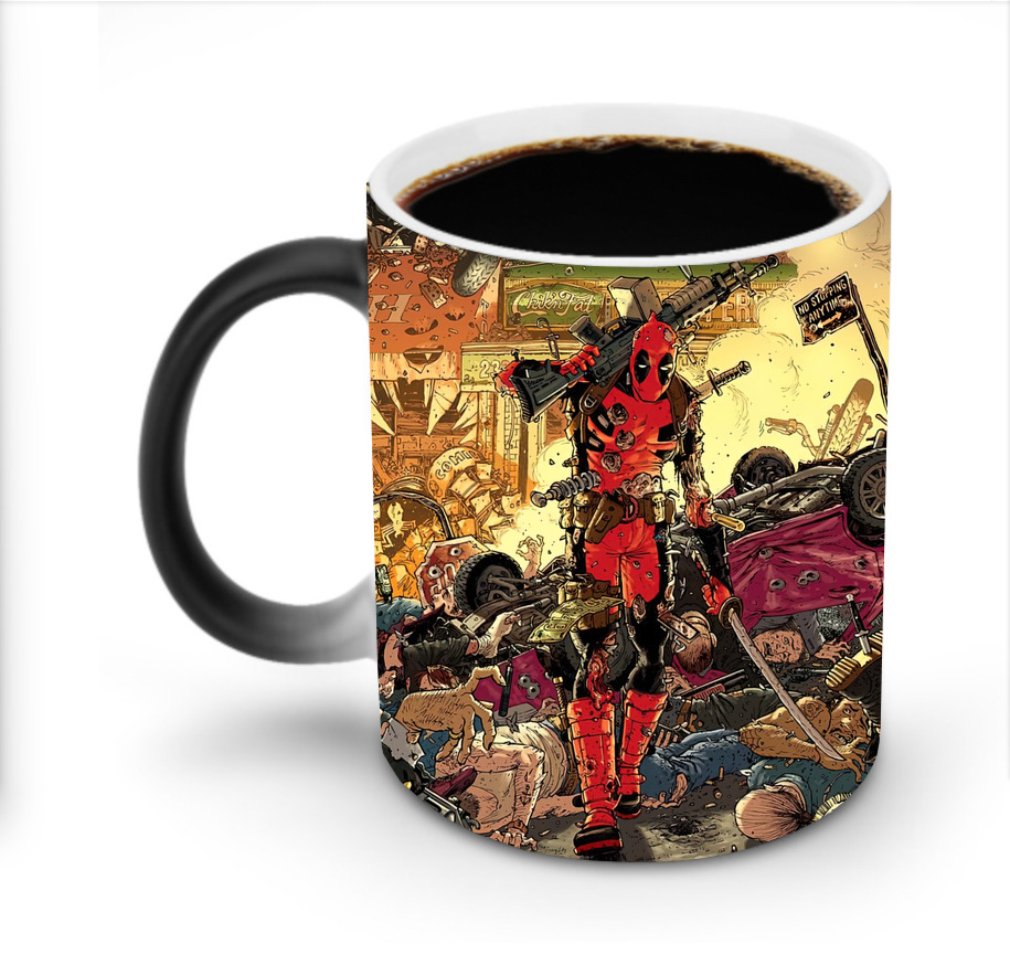 （画像用） Deadpool デッドプール 温度変色マグカップ