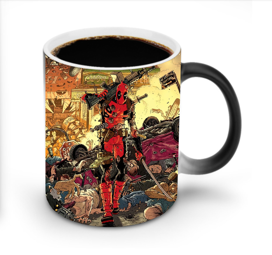 （画像用） Deadpool デッドプール 温度変色マグカップ