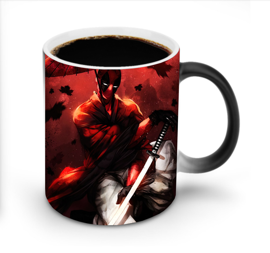 （画像用） Deadpool デッドプール 温度変色マグカップ
